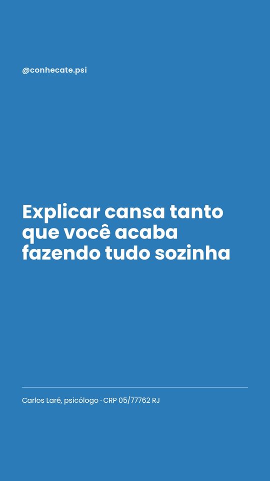 Capa de Reel: Explicar cansa tanto que você acaba fazendo tudo sozinha